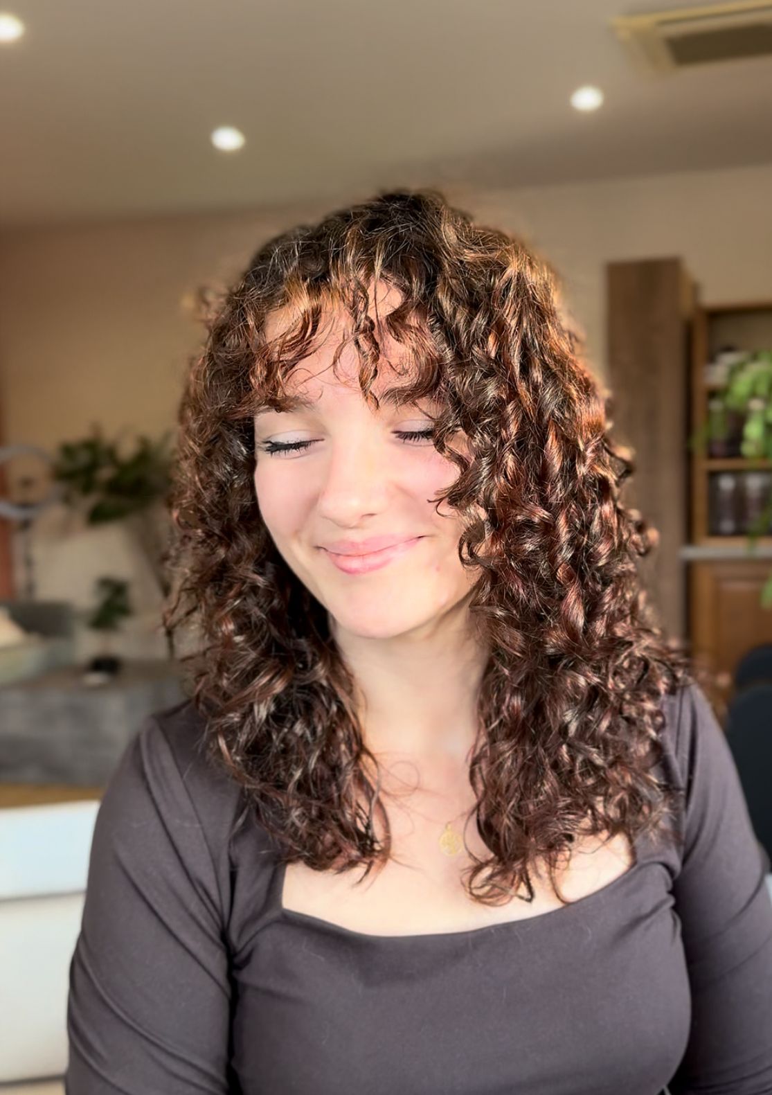 Coupe bouclée naturelle